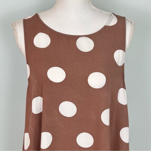LOFT Polka Dot Tie-Back Sleeveless Swing Dress - Picture 4 of 11